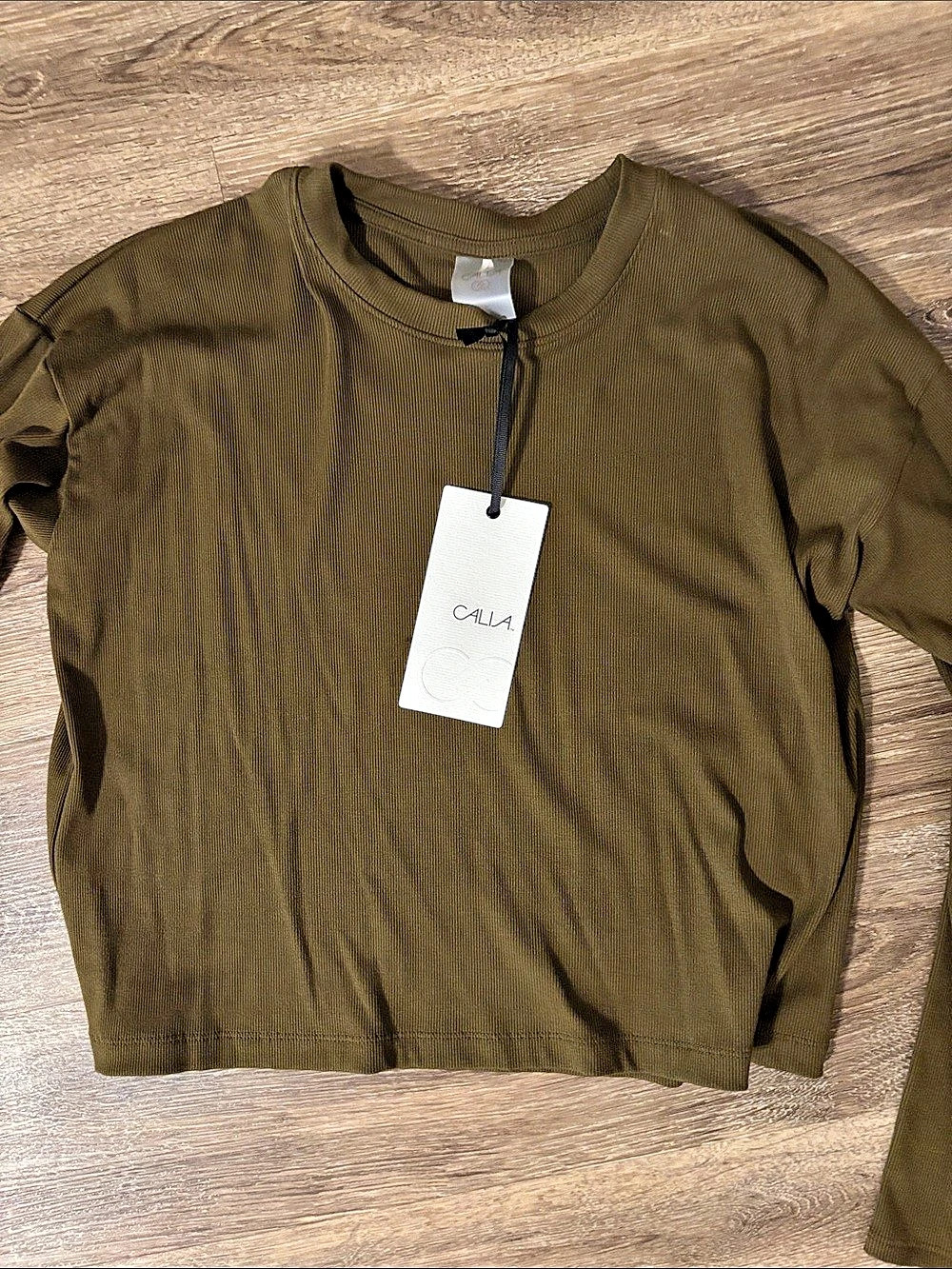 CALA Long Sleeve Top in Brown NWT - Picture 2 of 2
